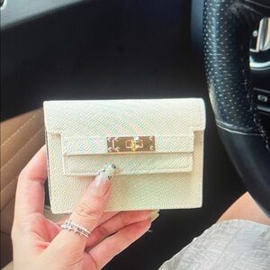 Elegant Cream Women's Wallet